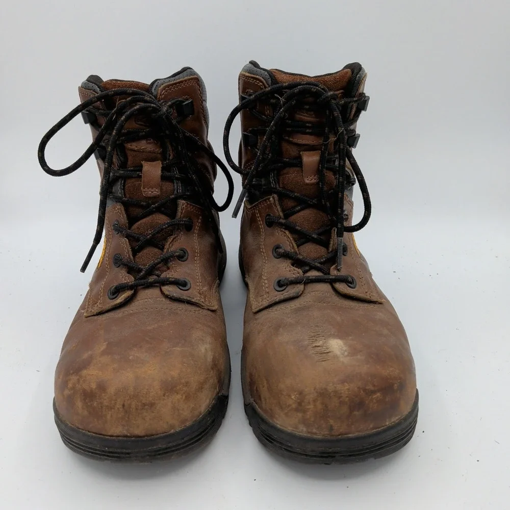KEEN Utility Davenport 6 Mens 8.5D‎ Composite Toe Work Boots Brown 1024192D